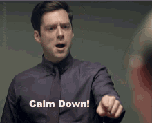Richard Rankin Calm Down GIF - Richard Rankin Calm Down Calm GIFs