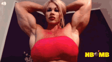 Big And Sexy Musclegirl GIF - Big And Sexy Musclegirl Flexgirl GIFs