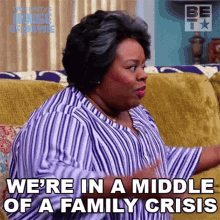 Were In A Middle Of A Family Crisis Ella Payne GIF - Were In A Middle Of A Family Crisis Ella Payne House Of Payne GIFs