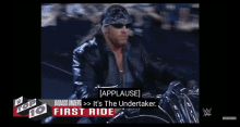 Undertaker Motorcycle GIF - Undertaker Motorcycle Glasses GIFs