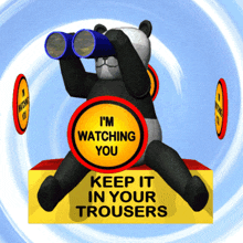 I'M Watching You Keep It In Your Trousers GIF - I'M Watching You Keep It In Your Trousers Keep It In Your Pants GIFs
