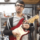 Pretend Playing A Guitar Steve Terreberry GIF - Pretend Playing A Guitar Steve Terreberry Imaginary Guitar Electric Playing GIFs