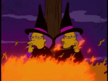 the simpson burn witch halloween