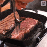 Flipping The Meat Food Box Hq GIF - Flipping The Meat Food Box Hq Cooking Steak GIFs