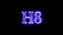 H8 Neon Blue GIF - H8 Neon Blue Text GIFs