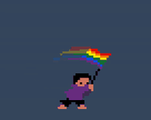 Pixel Pride Gay GIF - Pixel Pride Gay Flag GIFs