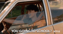 You Going To School Wyatt Oleff GIF - You Going To School Wyatt Oleff Stanley Barber GIFs