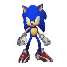 standing still sonic the hedgehog sonic prime standing and waiting stand by
