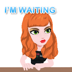 Im Waiting Waiting Patiently Sticker - Im Waiting Waiting Patiently Stickers