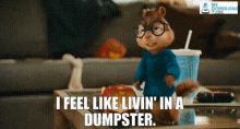 Alvin And The Chipmunks Simon GIF - Alvin And The Chipmunks Simon I Feel Like Livin In A Dumpster GIFs