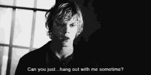 Can You Just... Hang Out With Me? - American Horror Story GIF - Hangout Hangout With Me American Horror Story GIFs