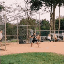 softball hit