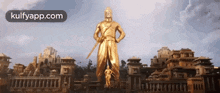 Amarendra Baahubali Statue.Gif GIF