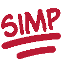 Simp Sticker