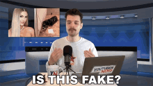 Is This Fake Yes Benedict Townsend GIF - Is This Fake Yes Benedict Townsend Youtuber News GIFs