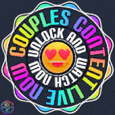 a sticker that says couples unlock and watch now