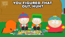 You Figured That Out Huh Kyle Broflovski GIF - You Figured That Out Huh Kyle Broflovski Eric Cartman GIFs
