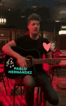 Pablo Hernández Guitar GIF - Pablo Hernández Guitar Singing GIFs
