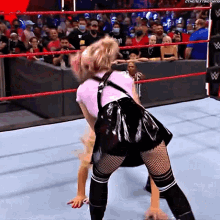 Alexa Bliss Code Red GIF - Alexa Bliss Code Red Spin Out Powerbomb GIFs