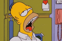 drool spit homer the simpsons