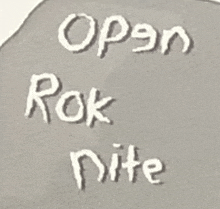 Open Rock Night Open Mike Night GIF