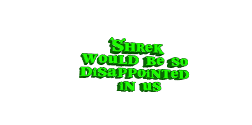Disappointed Shrek Sticker - Disappointed Shrek Stickers