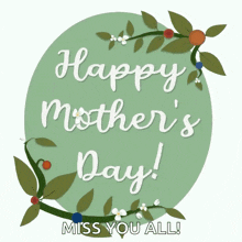 a mother 's day card that says happy mother 's day