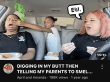 digging in my butt then telling my parents to smel april and amanda 198k views 1 year ago 15:15