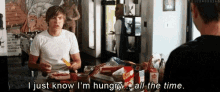 I Just Know Im Hungry All The Time Zac Afron GIF - I Just Know Im Hungry All The Time Zac Afron Eating GIFs