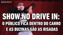 Show No Drive In O Publico Fica Dentro Do Carro GIF - Show No Drive In O Publico Fica Dentro Do Carro E As Buzinas Sao As Risadas GIFs