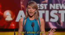 Shake It Off GIF - Taylor Swift Grammys2015 GIFs