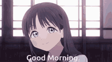 Akebi Chan Anime GIF - Akebi Chan Anime Good Morning GIFs