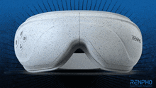 a white renpho smart health simplified eye mask