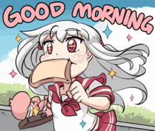 Good Morning Anime GIF - Good Morning Anime Toast GIFs