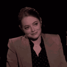 Emma Stone GIF - Emma Stone Interview GIFs