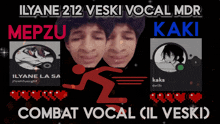 a poster that says combat vocal cil veski