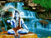 Jai Bhole Ki Waterfall GIF