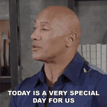 Today Is A Very Special Day For Us Dwayne Johnson GIF - Today Is A Very Special Day For Us Dwayne Johnson The Rock GIFs