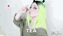 kermit lillee jean green tea tea time