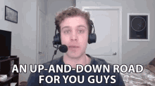An Up And Down Road For You Guys Dolson GIF - An Up And Down Road For You Guys Dolson Difficult Path GIFs