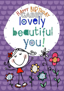 happy birthday gabby lovely beautiful you !