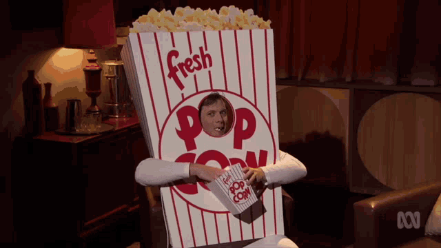 michael jackson eating popcorn animated gif