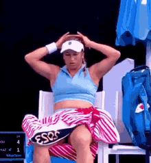 Yulia Putintseva Tennis GIF - Yulia Putintseva Tennis Rant GIFs