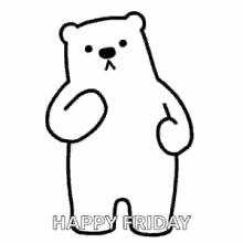 Happy Friday Bear Dance GIF