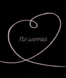 No Worries Love GIF - No Worries Love Heart GIFs