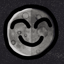Mond Glücklich Moon GIF - Mond Glücklich Moon Smile GIFs