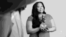 Amber Riley Olivier Awards GIF - Amber Riley Olivier Awards Best Actress GIFs