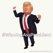 Trump Trump Dance GIF - Trump Trump Dance Wap GIFs