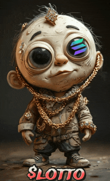 a picture of a cartoon character with the word lotto on it