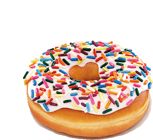 Donuts Sprinkles Sticker